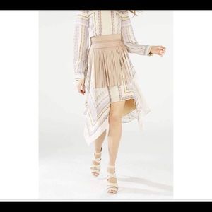 BCBG Max Azria Contour Fringe Waist Belt